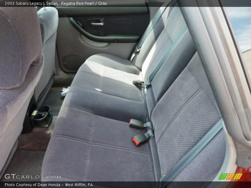 Rear Seat of 2003 Legacy L Sedan