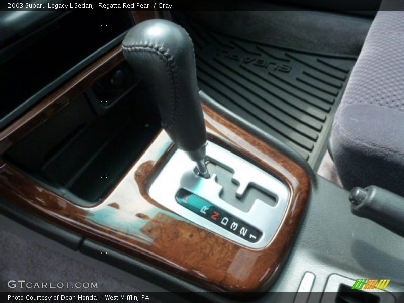 Regatta Red Pearl / Gray 2003 Subaru Legacy L Sedan