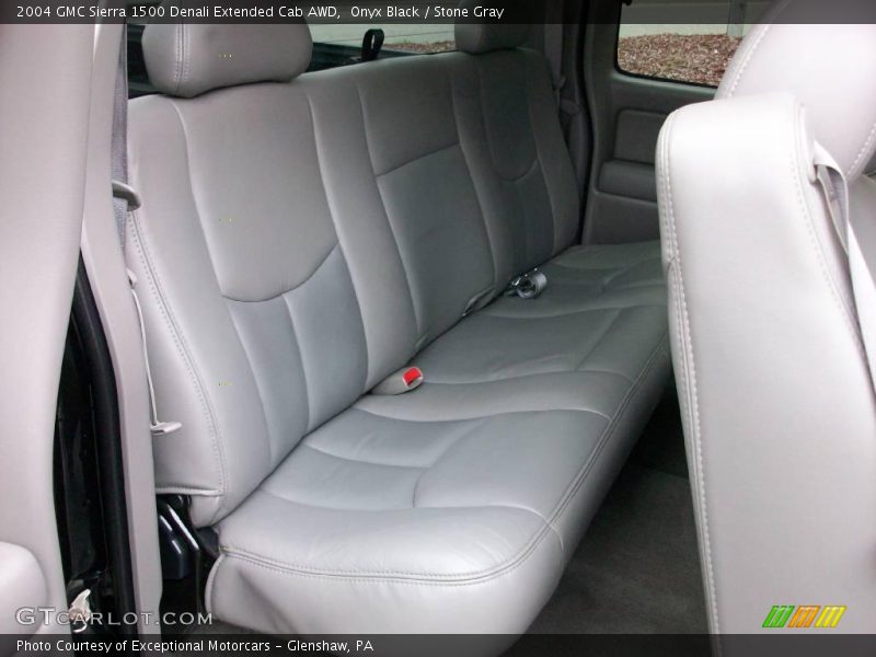 Onyx Black / Stone Gray 2004 GMC Sierra 1500 Denali Extended Cab AWD