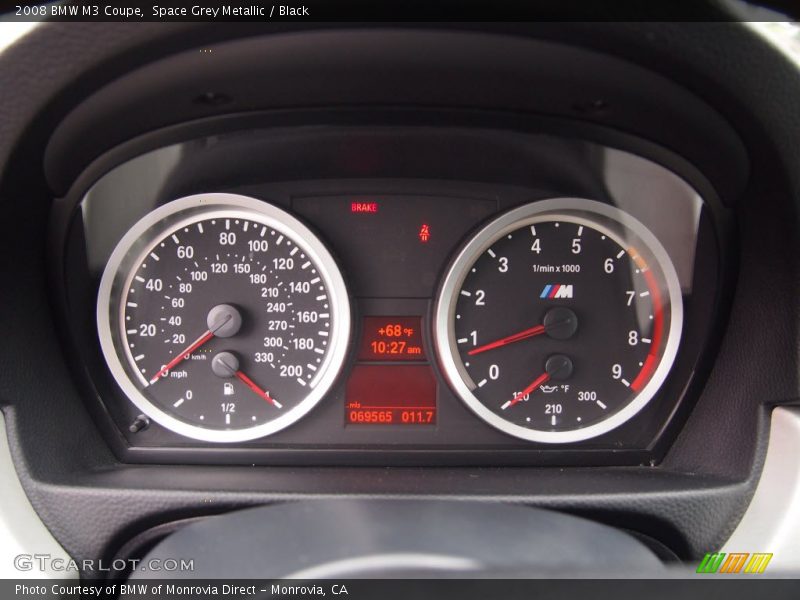  2008 M3 Coupe Coupe Gauges