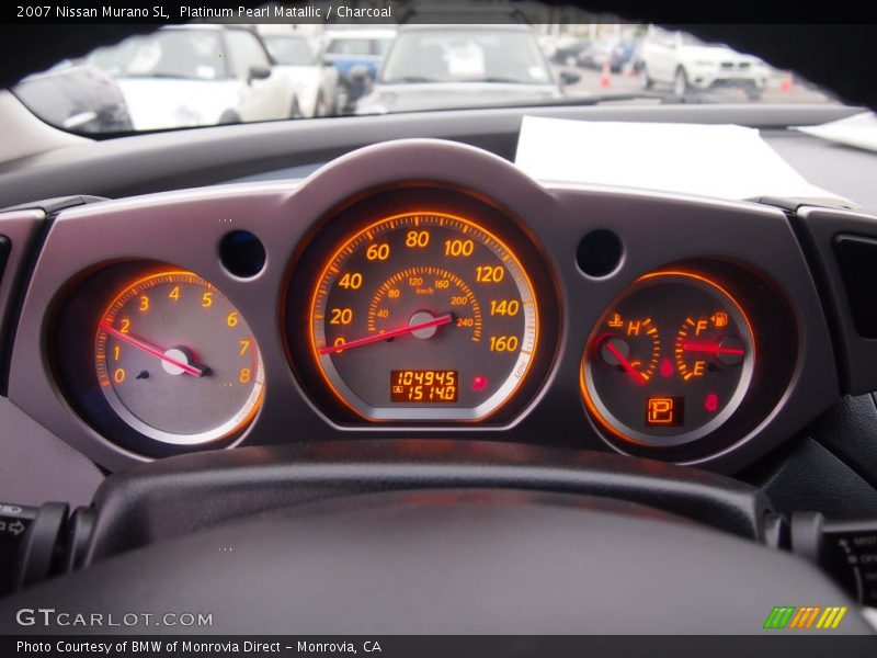 Platinum Pearl Matallic / Charcoal 2007 Nissan Murano SL