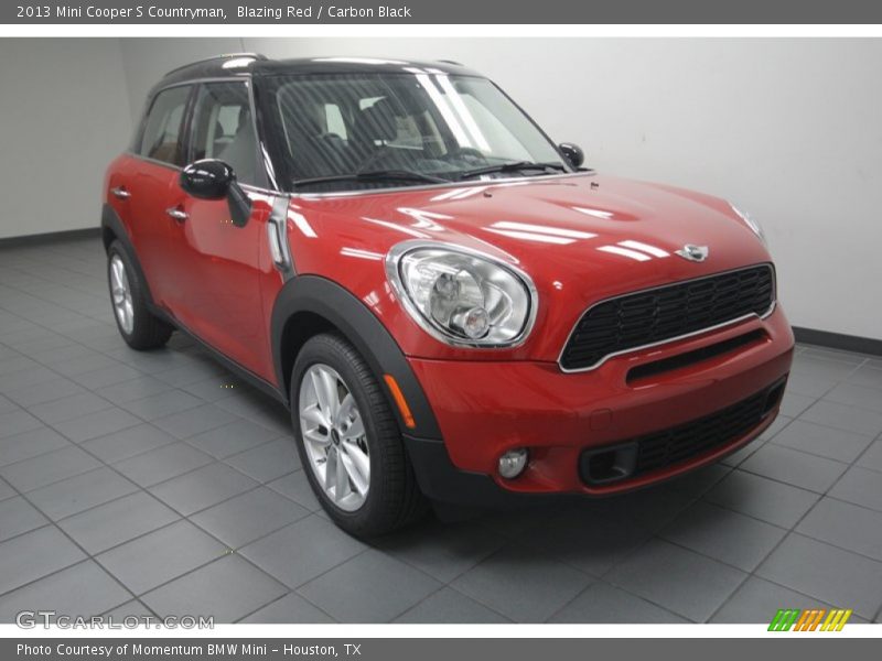 Blazing Red / Carbon Black 2013 Mini Cooper S Countryman