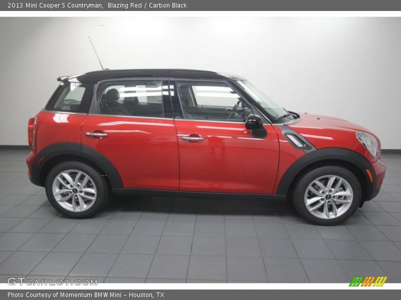 Blazing Red / Carbon Black 2013 Mini Cooper S Countryman