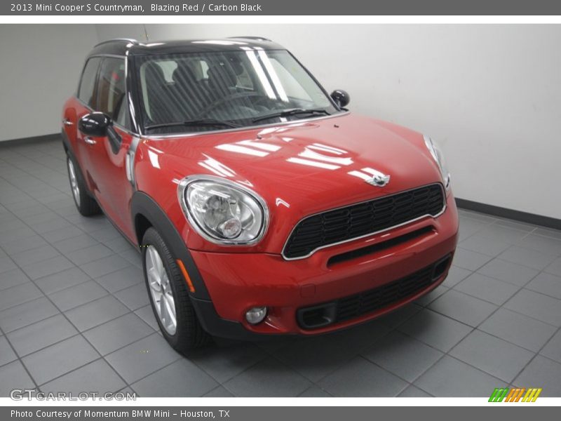 Blazing Red / Carbon Black 2013 Mini Cooper S Countryman