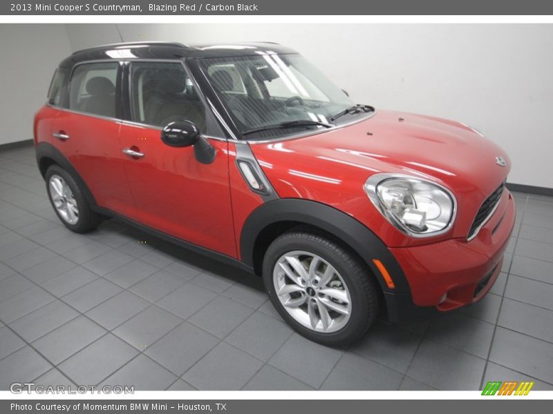 Blazing Red / Carbon Black 2013 Mini Cooper S Countryman