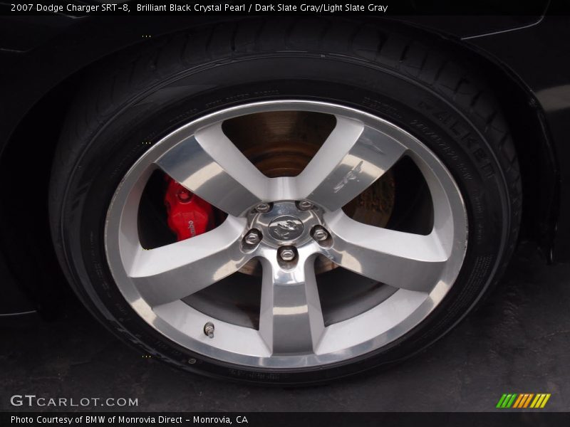 Brilliant Black Crystal Pearl / Dark Slate Gray/Light Slate Gray 2007 Dodge Charger SRT-8