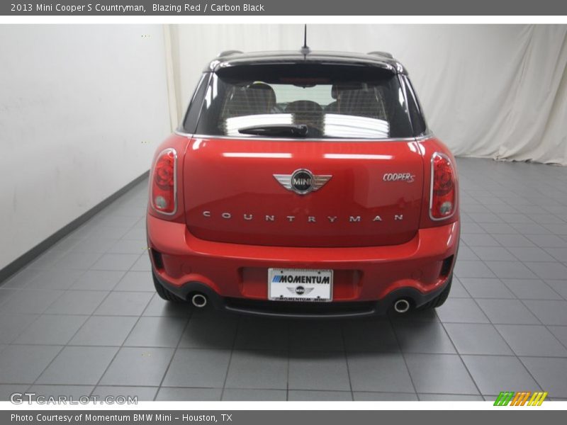 Blazing Red / Carbon Black 2013 Mini Cooper S Countryman
