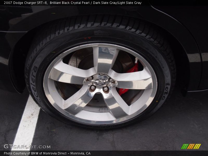 Brilliant Black Crystal Pearl / Dark Slate Gray/Light Slate Gray 2007 Dodge Charger SRT-8