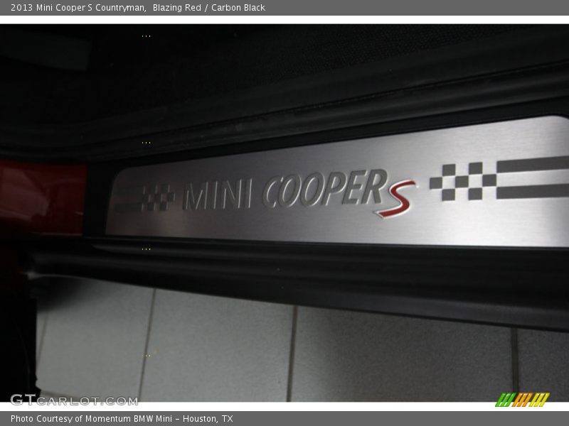 Blazing Red / Carbon Black 2013 Mini Cooper S Countryman