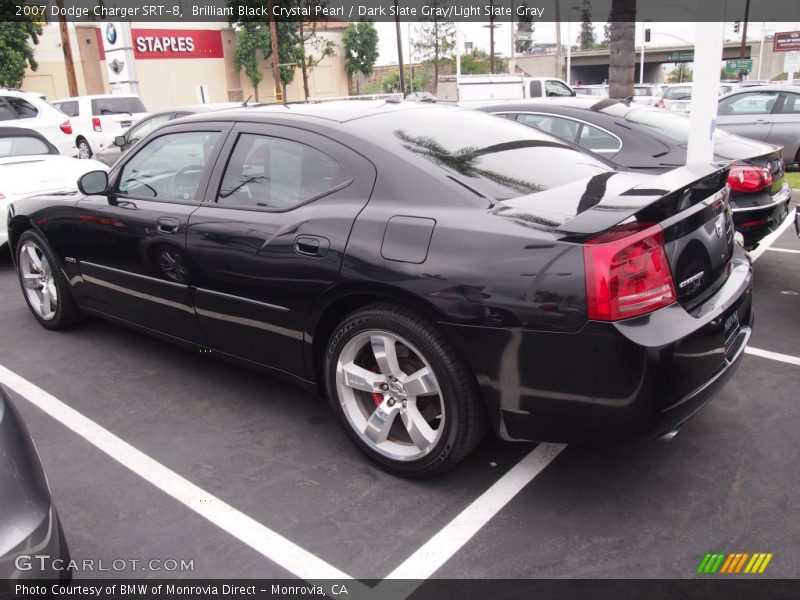 Brilliant Black Crystal Pearl / Dark Slate Gray/Light Slate Gray 2007 Dodge Charger SRT-8