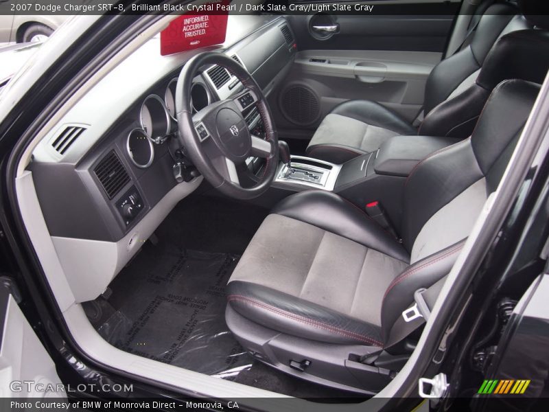 Brilliant Black Crystal Pearl / Dark Slate Gray/Light Slate Gray 2007 Dodge Charger SRT-8