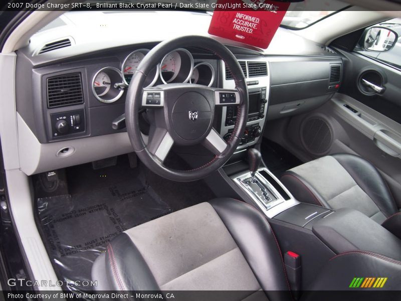 Brilliant Black Crystal Pearl / Dark Slate Gray/Light Slate Gray 2007 Dodge Charger SRT-8