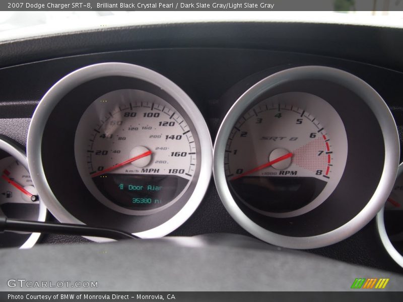 Brilliant Black Crystal Pearl / Dark Slate Gray/Light Slate Gray 2007 Dodge Charger SRT-8