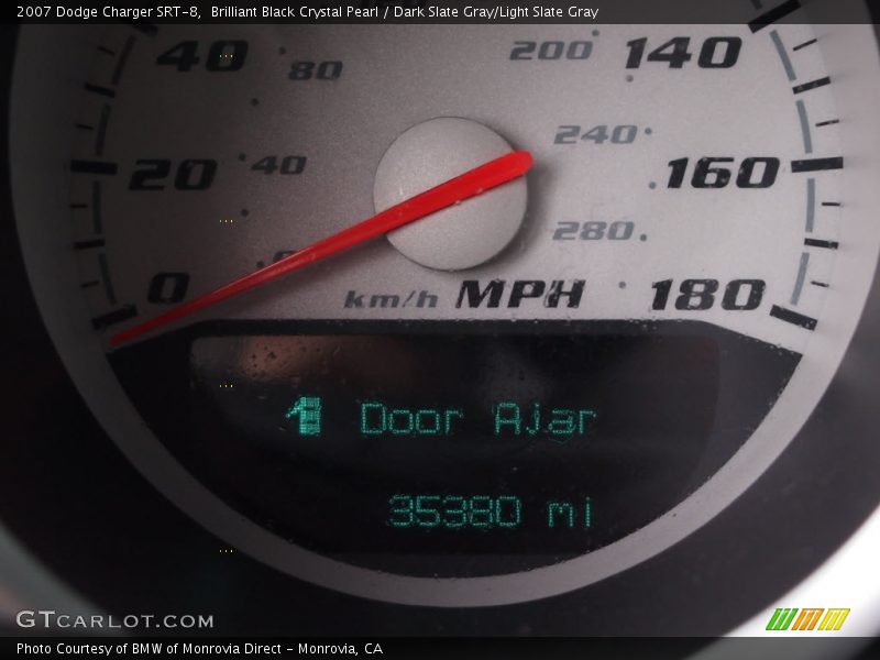 Brilliant Black Crystal Pearl / Dark Slate Gray/Light Slate Gray 2007 Dodge Charger SRT-8