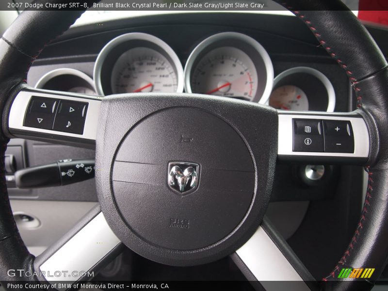 Brilliant Black Crystal Pearl / Dark Slate Gray/Light Slate Gray 2007 Dodge Charger SRT-8