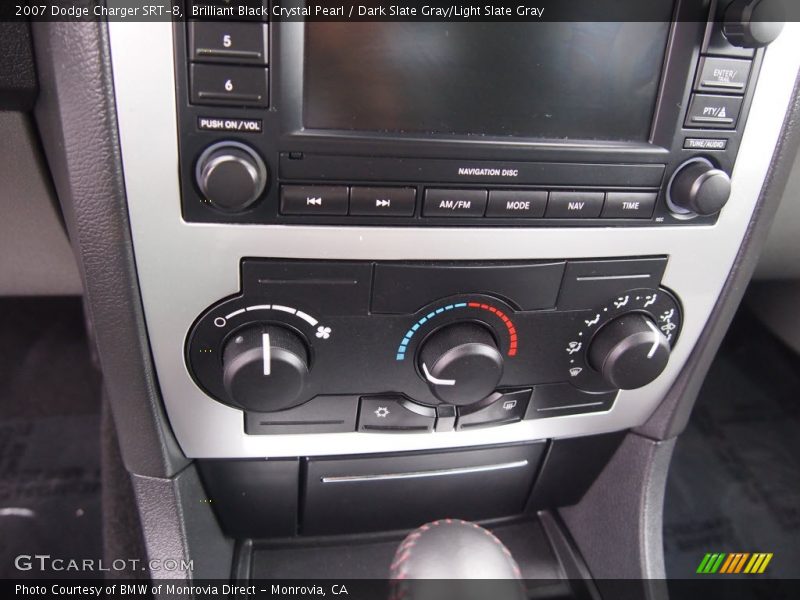 Brilliant Black Crystal Pearl / Dark Slate Gray/Light Slate Gray 2007 Dodge Charger SRT-8