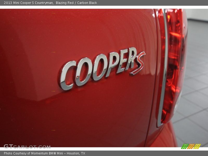 Blazing Red / Carbon Black 2013 Mini Cooper S Countryman