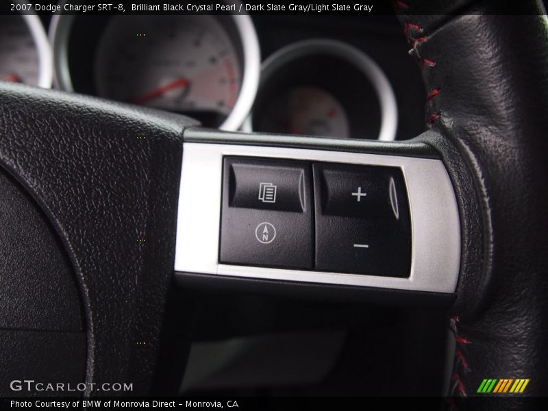 Brilliant Black Crystal Pearl / Dark Slate Gray/Light Slate Gray 2007 Dodge Charger SRT-8