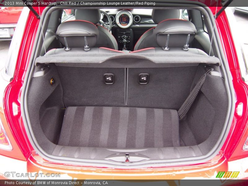 Chili Red / Championship Lounge Leather/Red Piping 2013 Mini Cooper S Hardtop