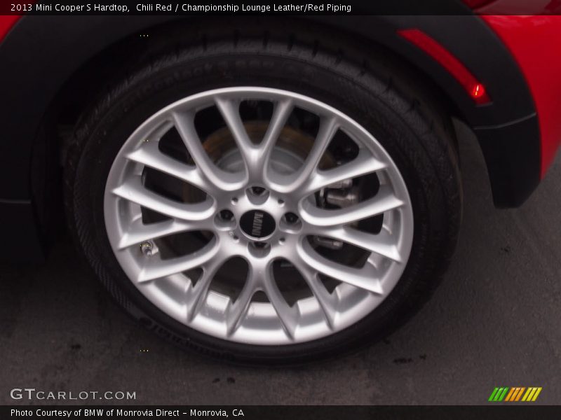Chili Red / Championship Lounge Leather/Red Piping 2013 Mini Cooper S Hardtop