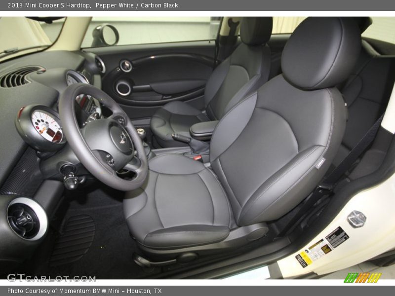 Pepper White / Carbon Black 2013 Mini Cooper S Hardtop