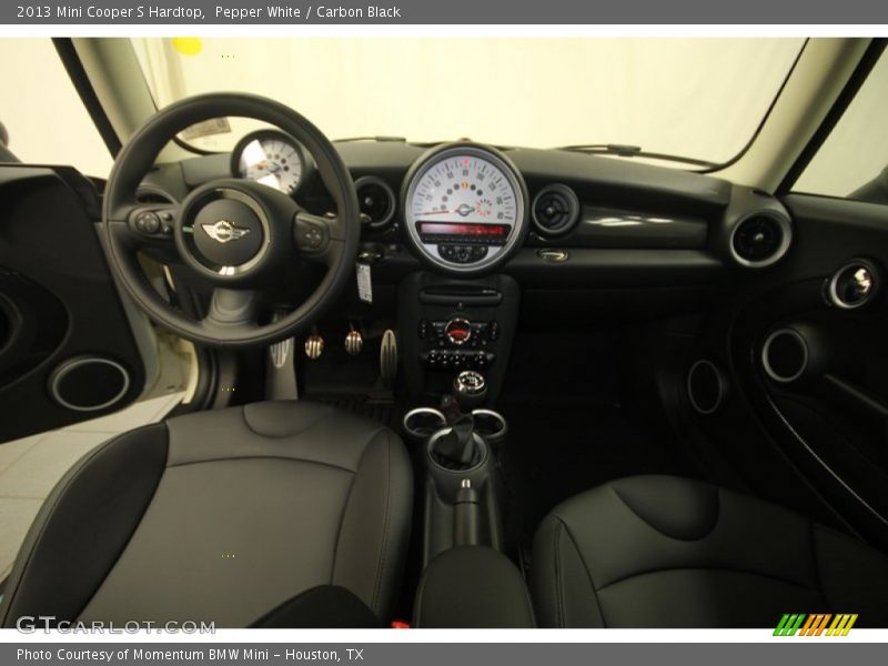 Pepper White / Carbon Black 2013 Mini Cooper S Hardtop