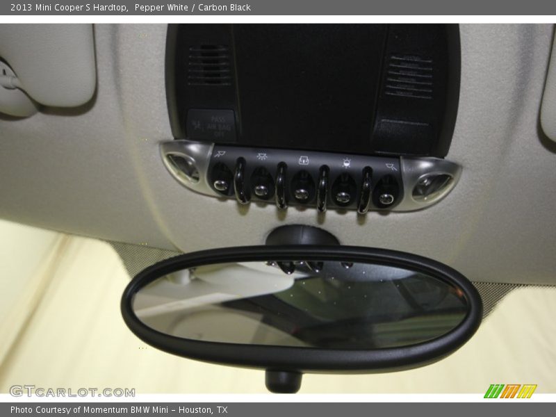 Pepper White / Carbon Black 2013 Mini Cooper S Hardtop