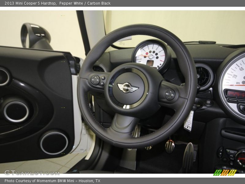 Pepper White / Carbon Black 2013 Mini Cooper S Hardtop