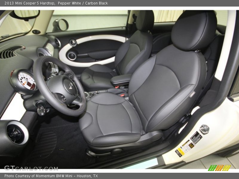 Pepper White / Carbon Black 2013 Mini Cooper S Hardtop