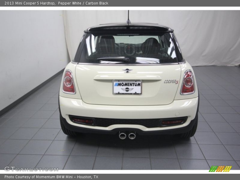 Pepper White / Carbon Black 2013 Mini Cooper S Hardtop