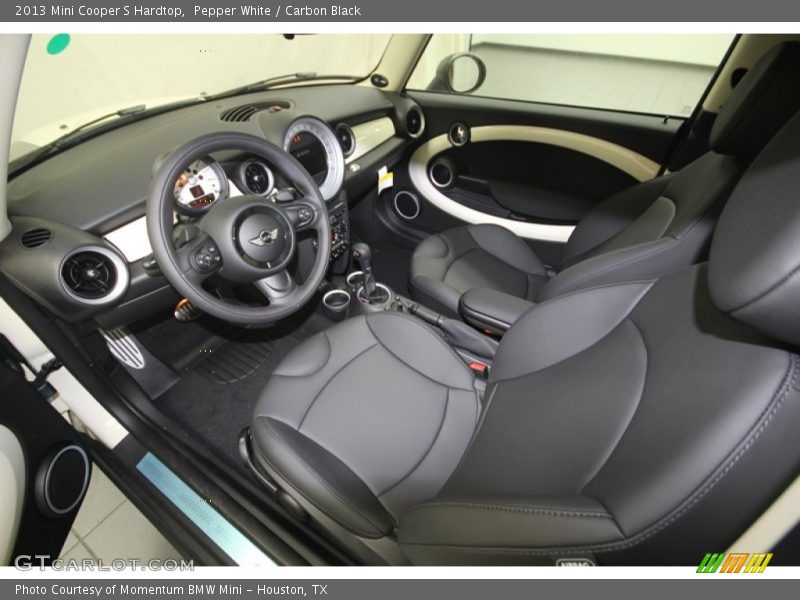 Pepper White / Carbon Black 2013 Mini Cooper S Hardtop