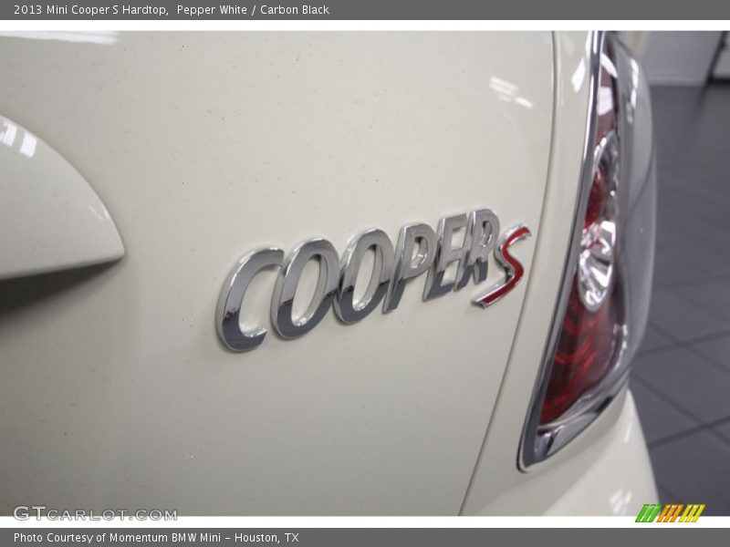 Pepper White / Carbon Black 2013 Mini Cooper S Hardtop