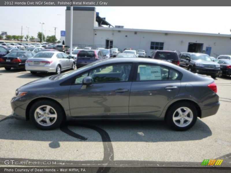 Polished Metal Metallic / Gray 2012 Honda Civic NGV Sedan