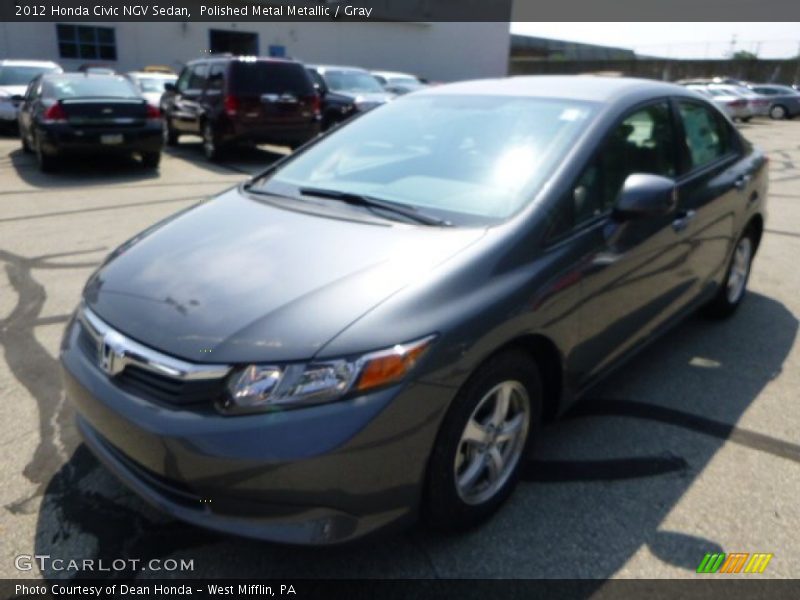 Polished Metal Metallic / Gray 2012 Honda Civic NGV Sedan