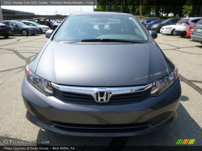 Polished Metal Metallic / Gray 2012 Honda Civic NGV Sedan