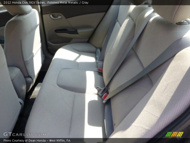 Polished Metal Metallic / Gray 2012 Honda Civic NGV Sedan