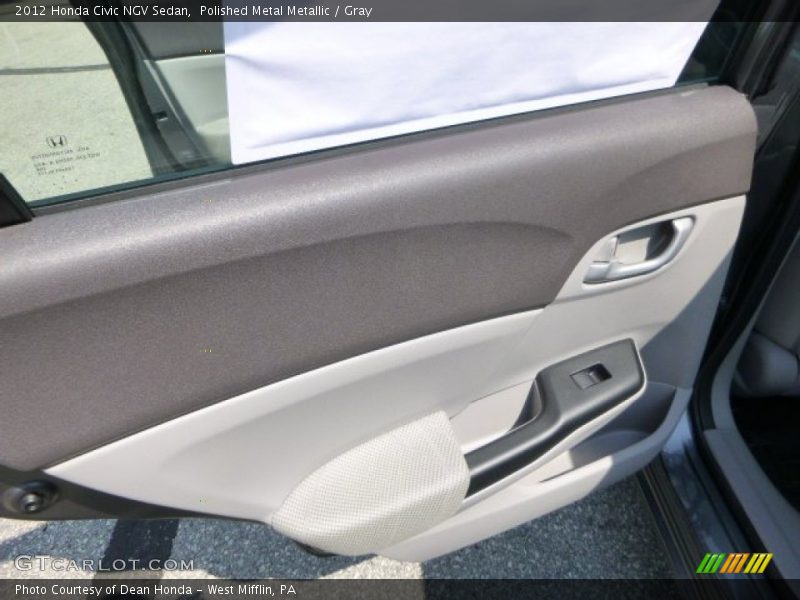 Polished Metal Metallic / Gray 2012 Honda Civic NGV Sedan