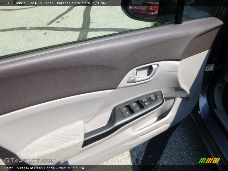 Polished Metal Metallic / Gray 2012 Honda Civic NGV Sedan