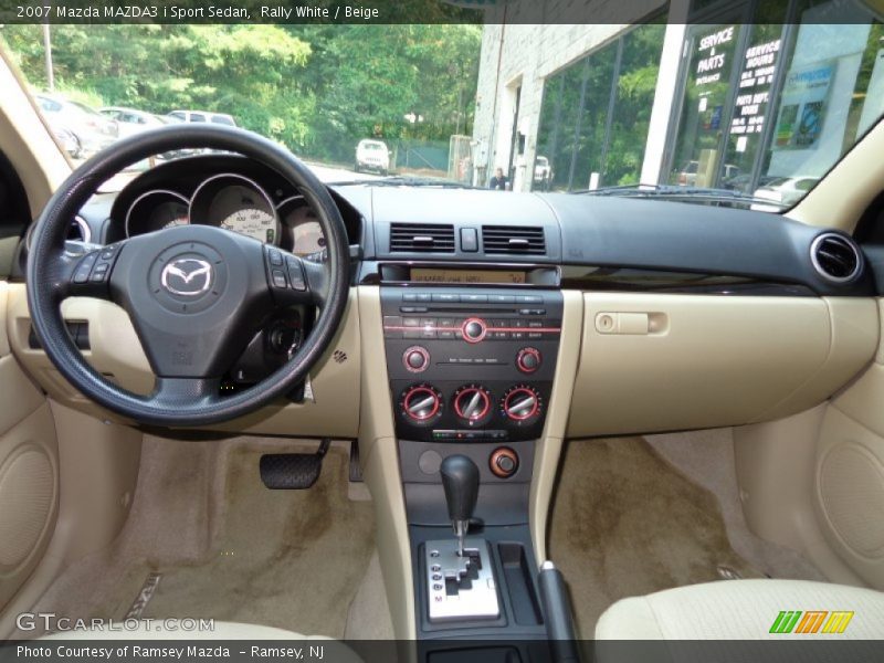 Dashboard of 2007 MAZDA3 i Sport Sedan