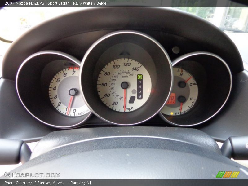  2007 MAZDA3 i Sport Sedan i Sport Sedan Gauges