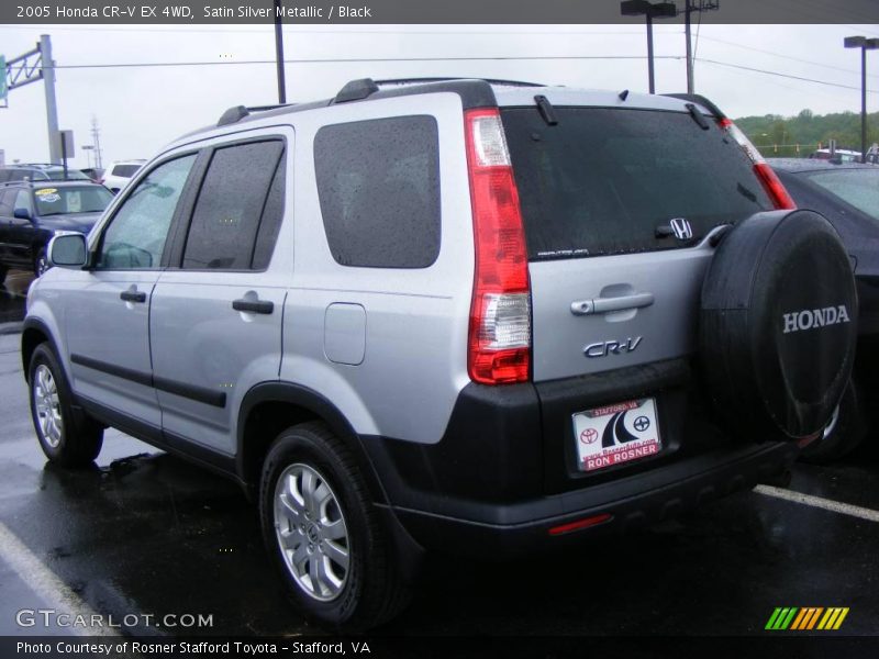 Satin Silver Metallic / Black 2005 Honda CR-V EX 4WD