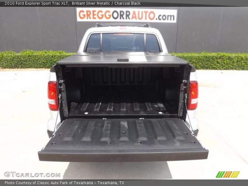 Brilliant Silver Metallic / Charcoal Black 2010 Ford Explorer Sport Trac XLT
