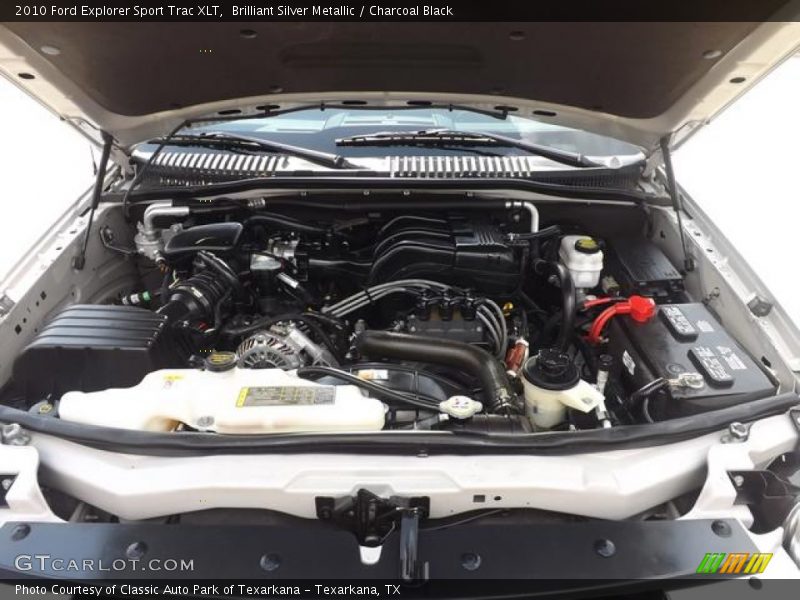 Brilliant Silver Metallic / Charcoal Black 2010 Ford Explorer Sport Trac XLT