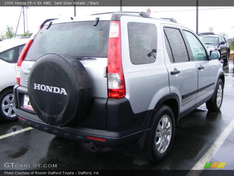 Satin Silver Metallic / Black 2005 Honda CR-V EX 4WD