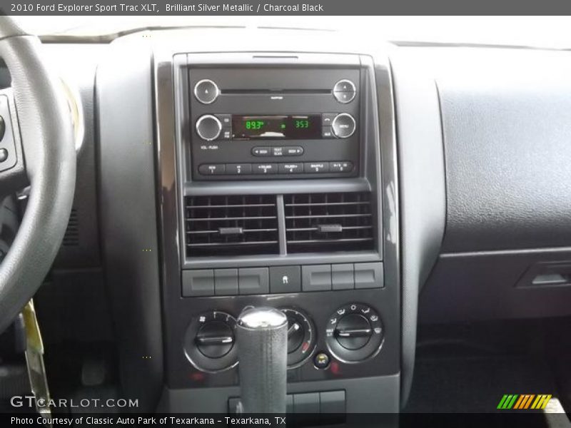 Brilliant Silver Metallic / Charcoal Black 2010 Ford Explorer Sport Trac XLT