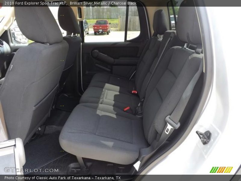 Brilliant Silver Metallic / Charcoal Black 2010 Ford Explorer Sport Trac XLT