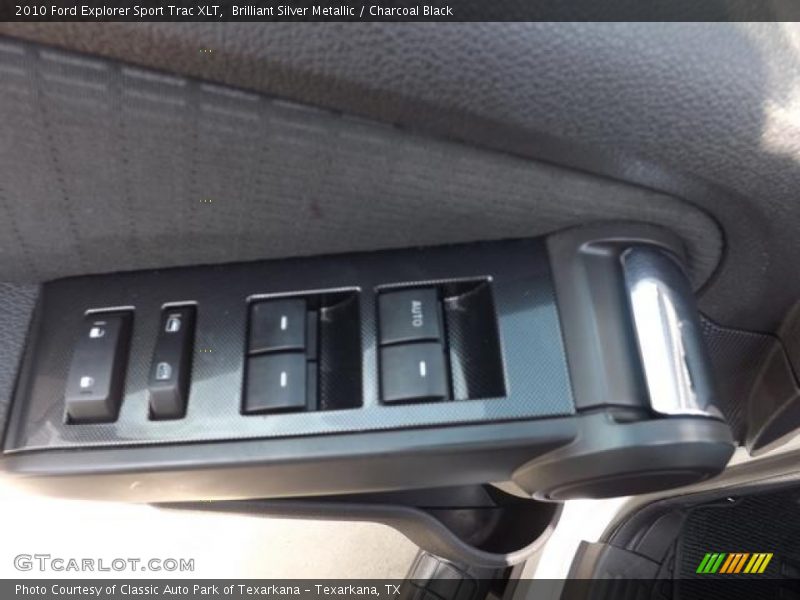 Brilliant Silver Metallic / Charcoal Black 2010 Ford Explorer Sport Trac XLT