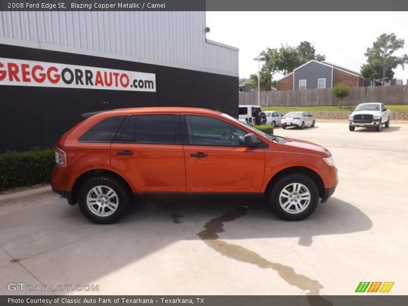 Blazing Copper Metallic / Camel 2008 Ford Edge SE