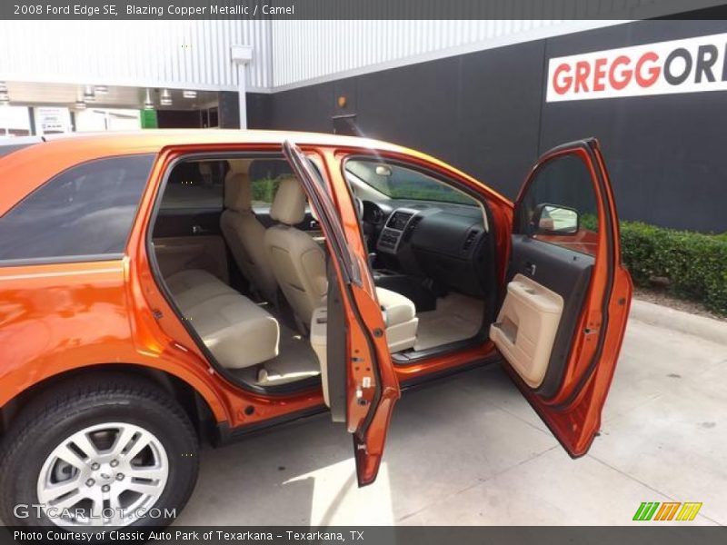 Blazing Copper Metallic / Camel 2008 Ford Edge SE