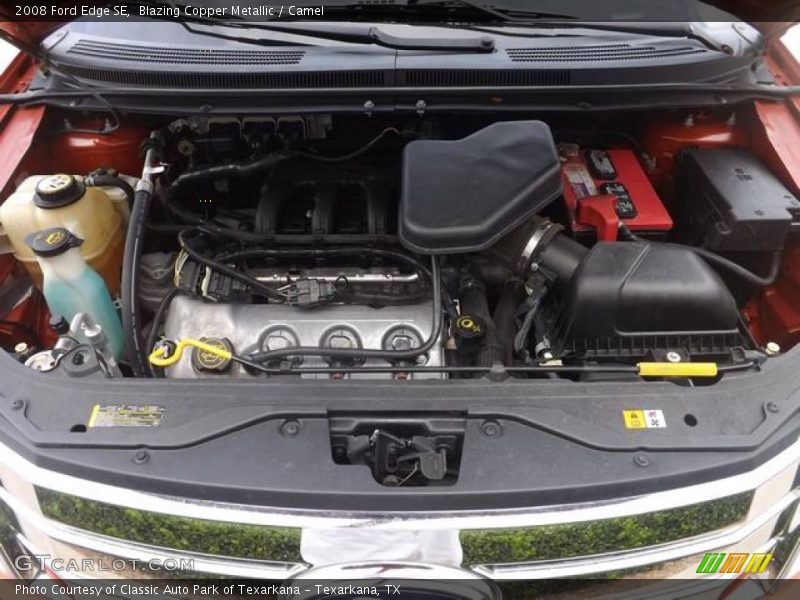Blazing Copper Metallic / Camel 2008 Ford Edge SE